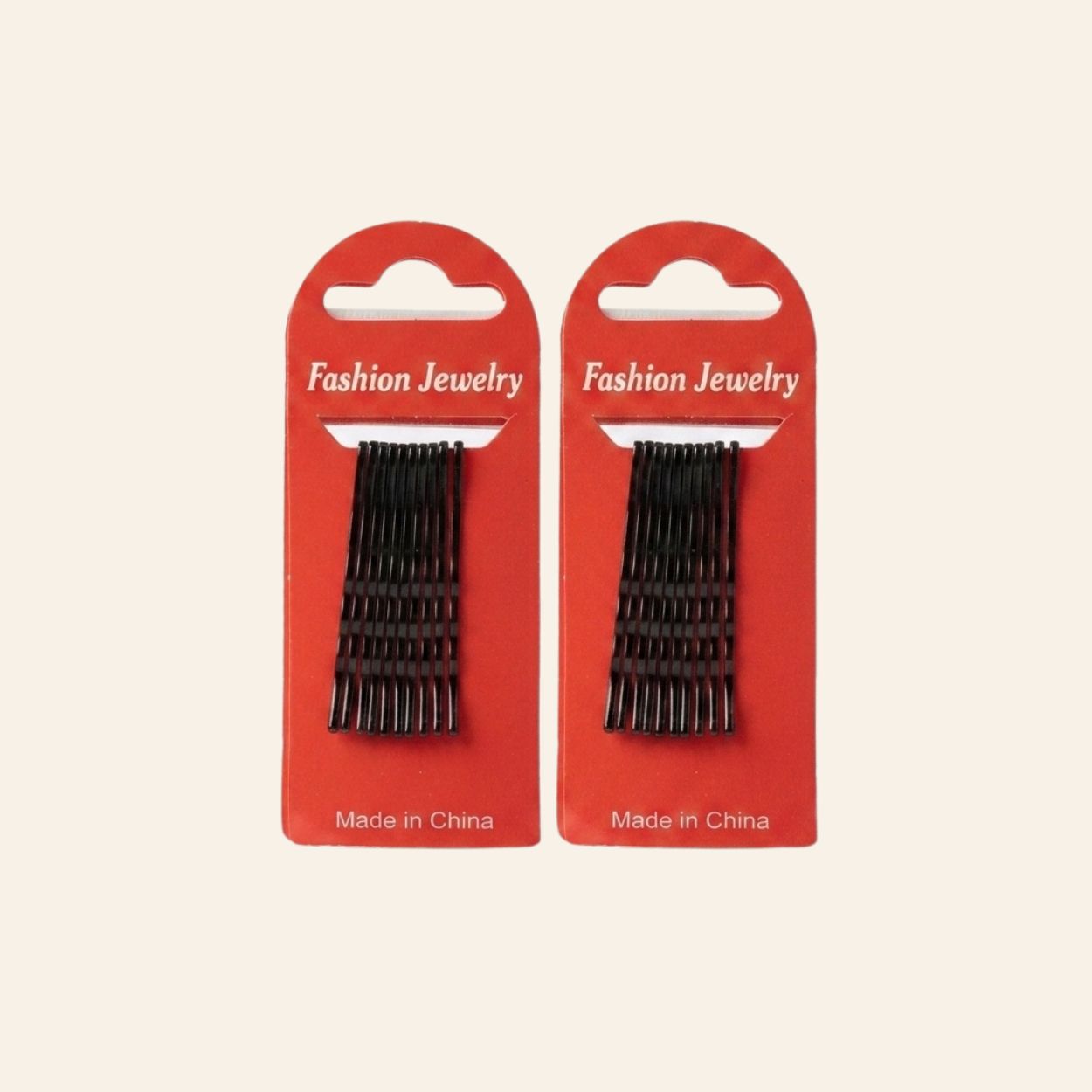 Black Bobby Pins Combo (10 in 1 Set) – 1.8 Inch