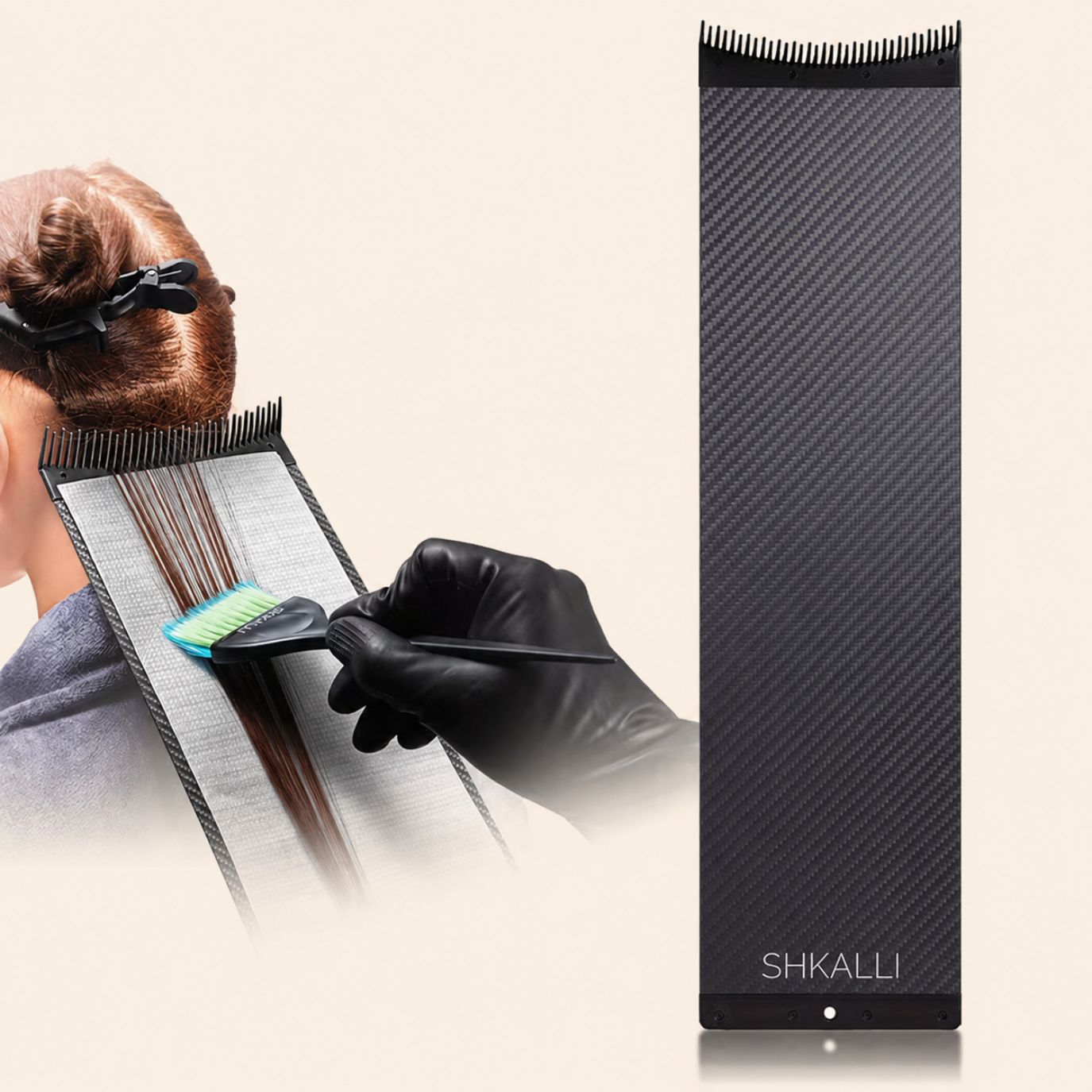 SHKALLI Carbon Fiber Board | Glossy Black (M)