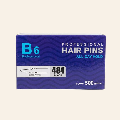 B6 PROFESSIONAL HAIR PINS - N 484 - BLACK - 500g