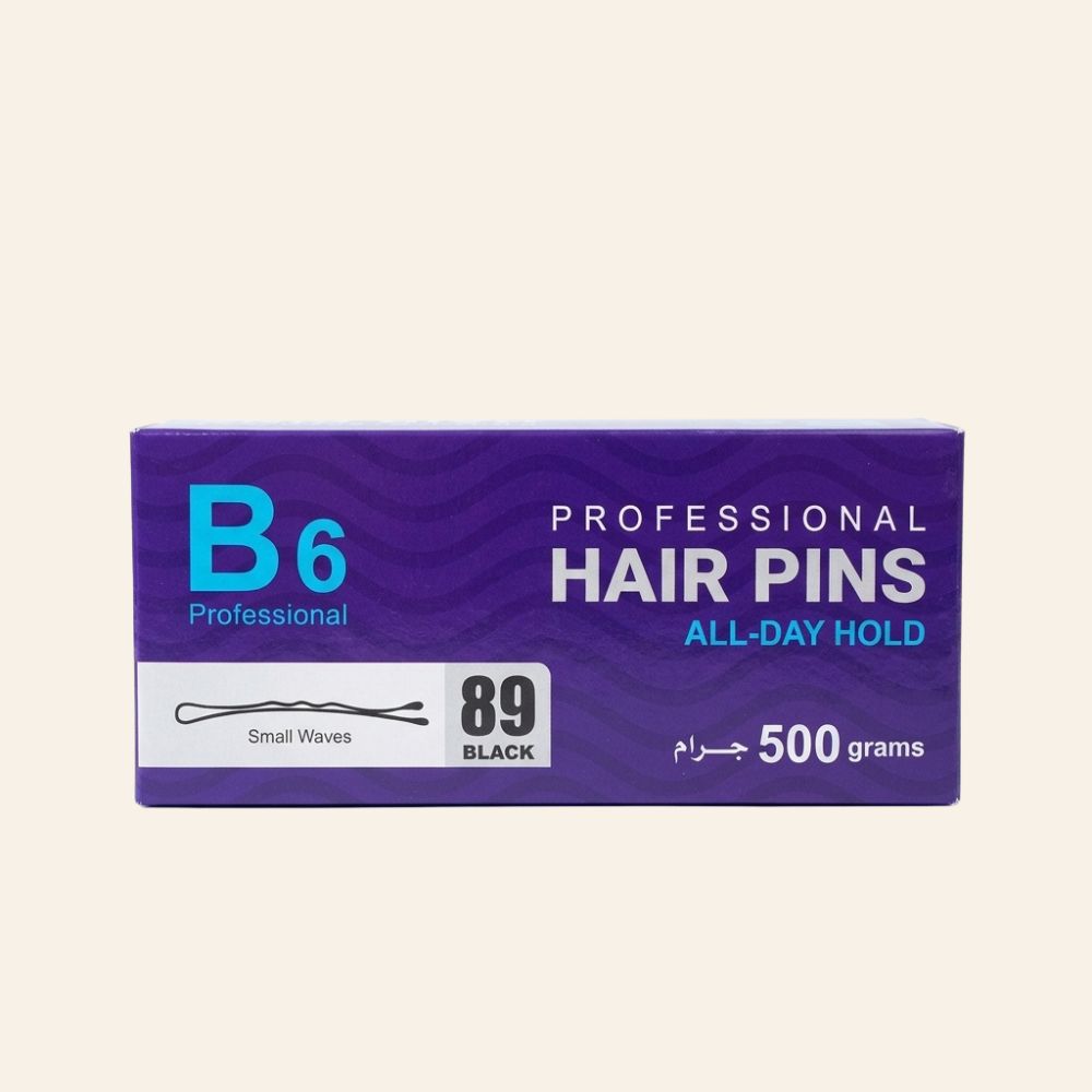 B6 PROFESSIONAL HAIR PINS - N 89 - BLACK - 500g