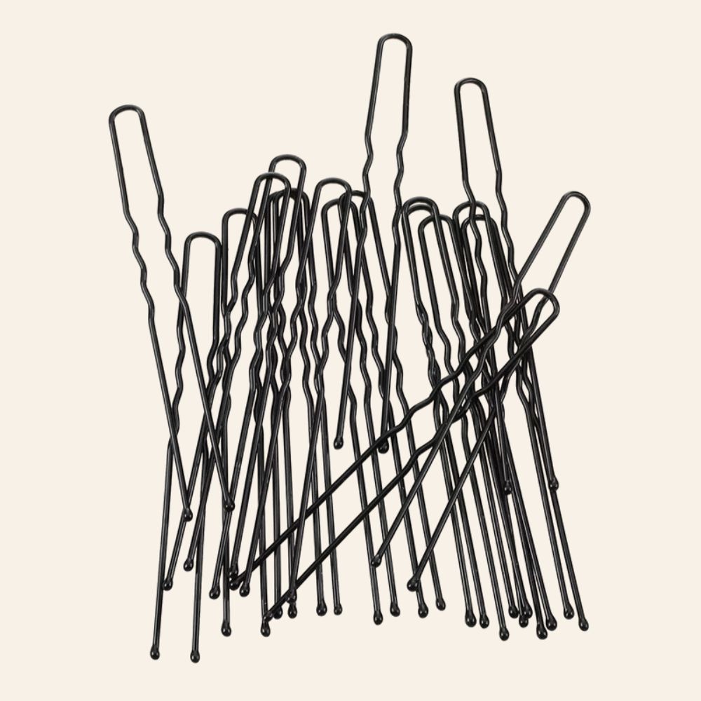 B6 PROFESSIONAL HAIR PINS - N 484 - BLACK - 500g