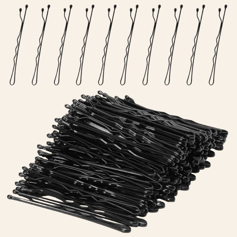 B6 PROFESSIONAL HAIR PINS - N 89 - BLACK - 500g