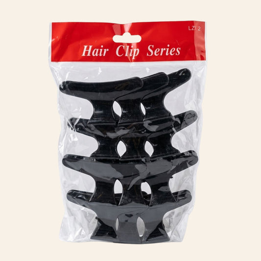BEAUTY WAY HAIR CLIPS BLACK-1X12 PCS