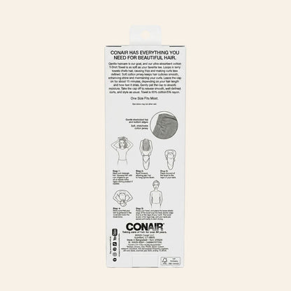 Conair, Twist & Wrap T-Shirt Towel, 1 Towel