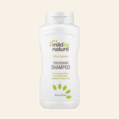 Mild By Nature, Thickening Shampoo, B-Complex + Biotin, Citrus Squeeze, 16 fl oz (473 ml)