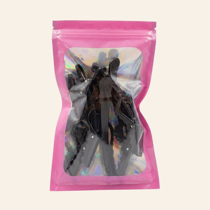 Black Alligator Hair Clips (5 Pack) – 4.5 Inch Sectioning Clips