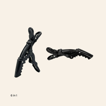 BEAUTY WAY ALLIGATOR CLIPS - 6 PCS