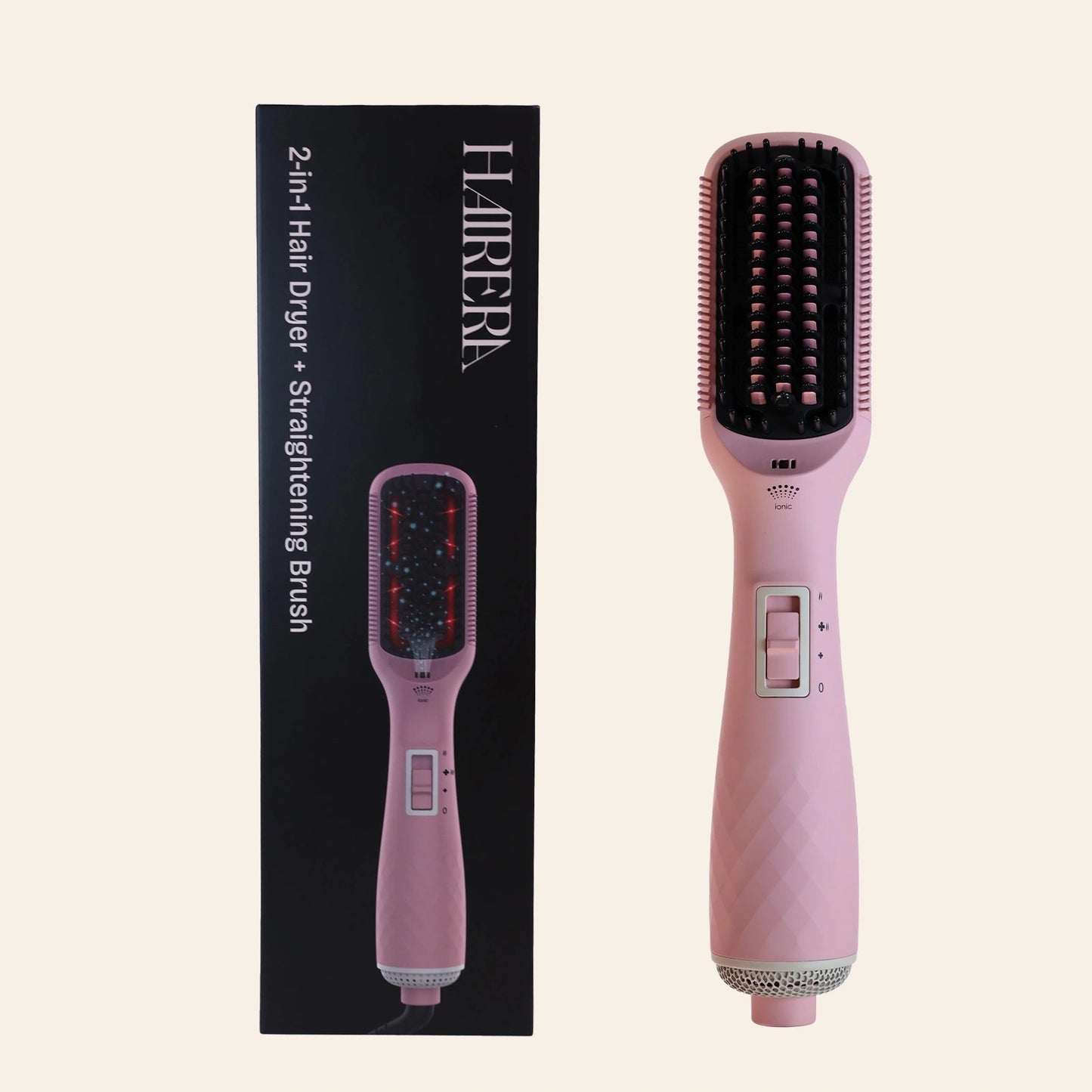 2 in 1 Straightening Brush
