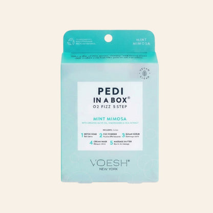 Voesh Pedi In A Box O2 Fizz 5 Step - Mint Mimosa