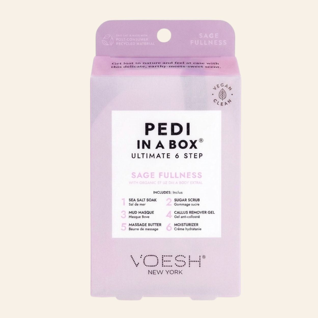 Voesh Pedi In a Box Ultimate 6 step - Sage Fullness